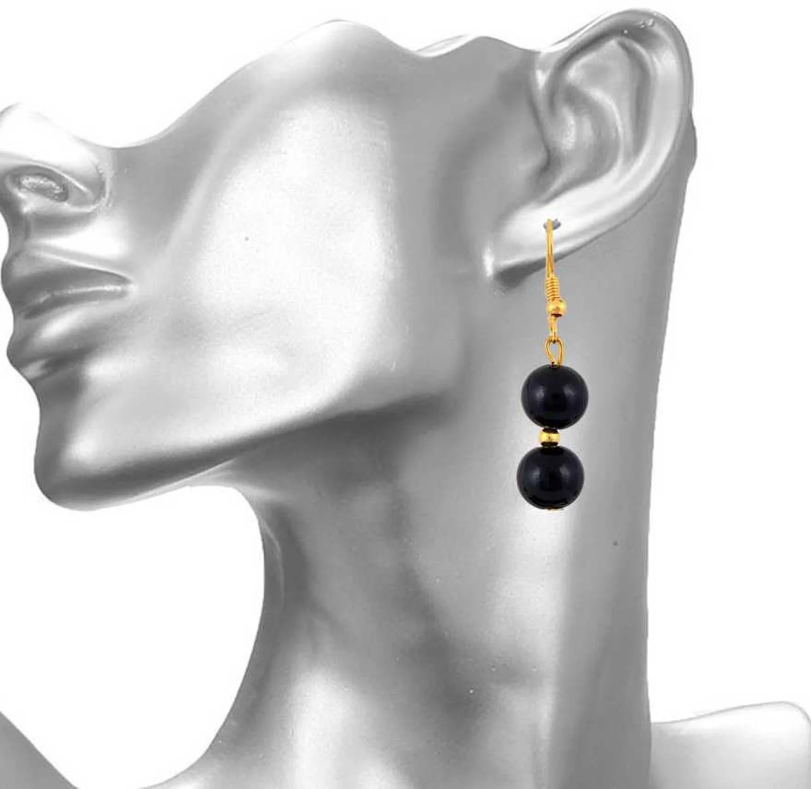 Shimti Alloy Black Jewellery Set – Black – view 3