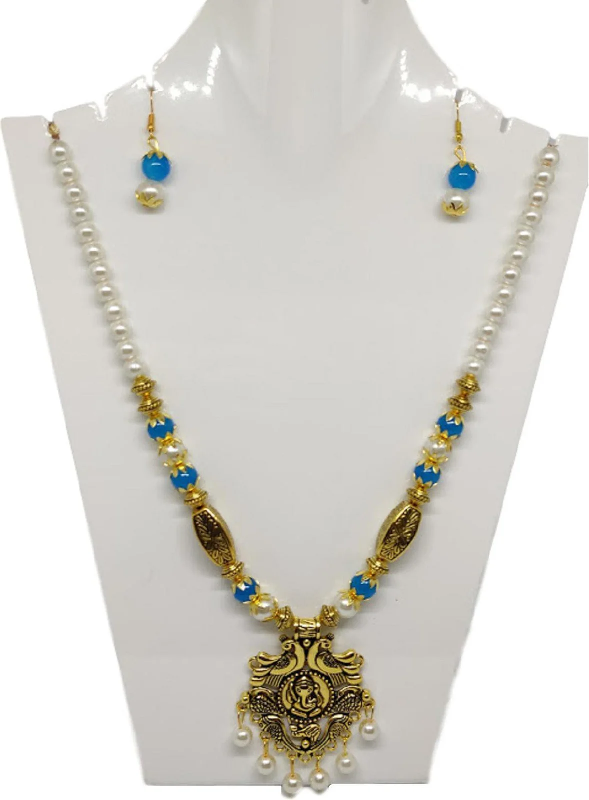 Shimti Alloy Blue Jewellery Set – Multicolor