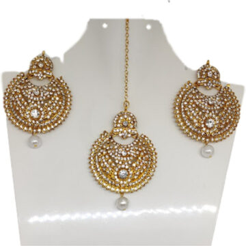 Shimti Alloy Gold Jewellery Set (Pack of 1) – Gold