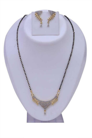 Shimti Alloy Gold-plated Silver, Gold, Black Jewellery Set (Pack of 1) – Silver