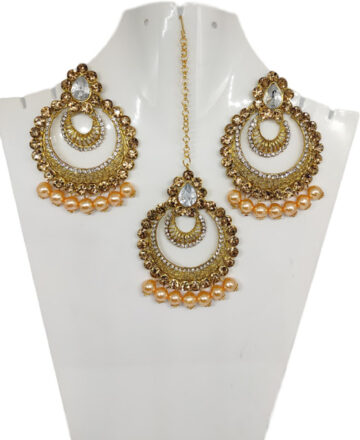 Shimti Alloy Gold, Silver Jewellery Set (Pack of 1) – Gold