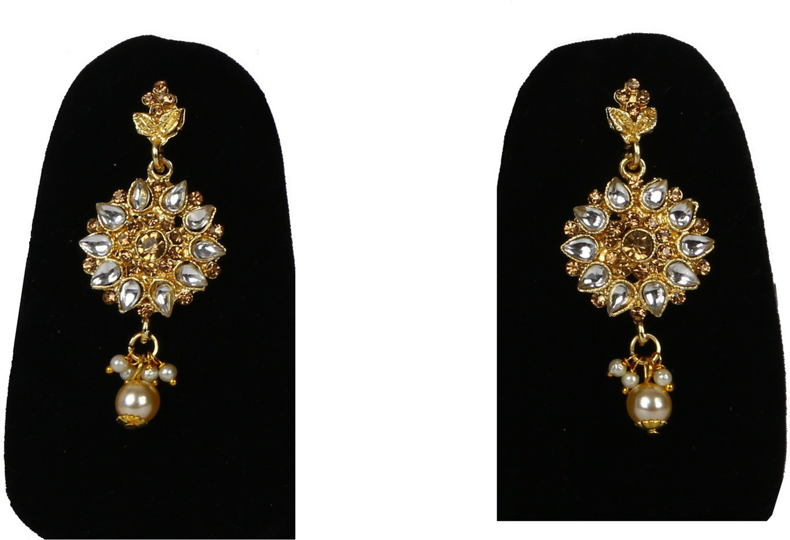 Shimti Alloy Gold, White Jewellery Set – White – view 4