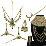 Shimti alloy jewel set green gold green gold