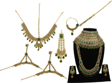 Shimti Alloy Jewel Set (Red, Gold) – Red, Gold