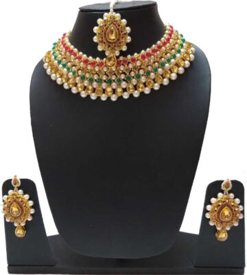 Shimti Alloy Multicolor Jewellery Set (Pack of 1) – Multicolor