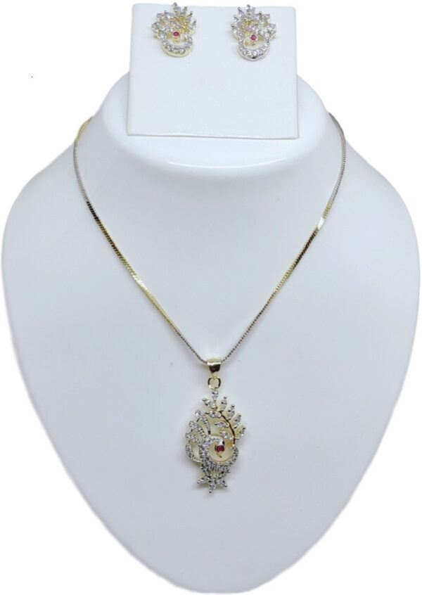 Shimti Alloy White, Gold Jewellery Set (Pack of 1) – White