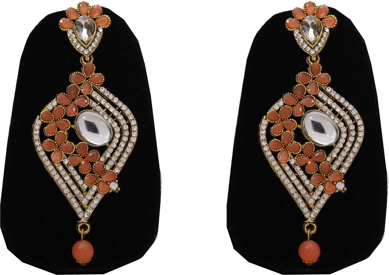 Shimti Alloy White, Gold Jewellery Set – White – view 3