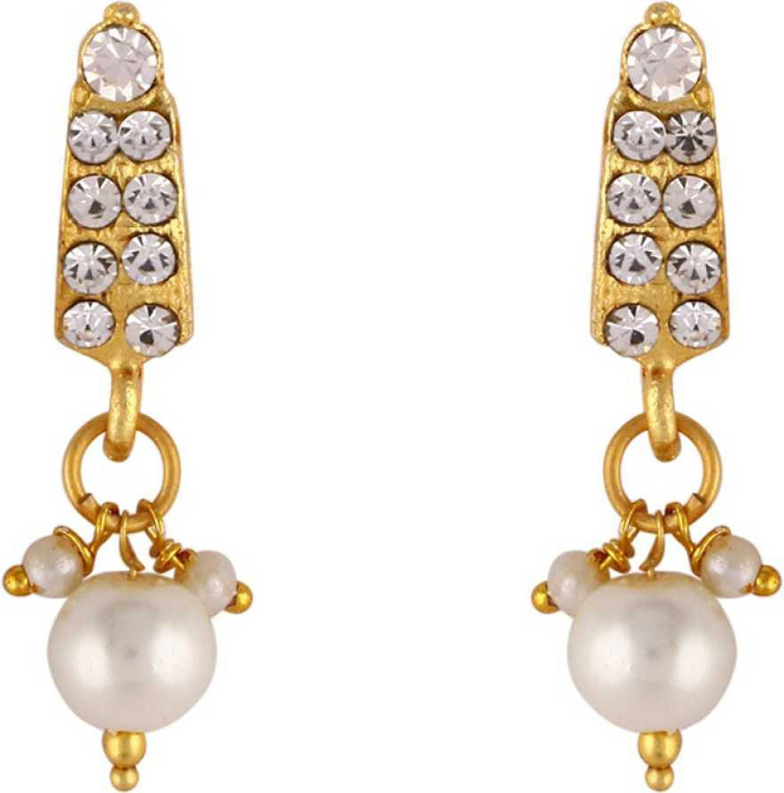 Shimti Alloy White Jewellery Set – White – view 3