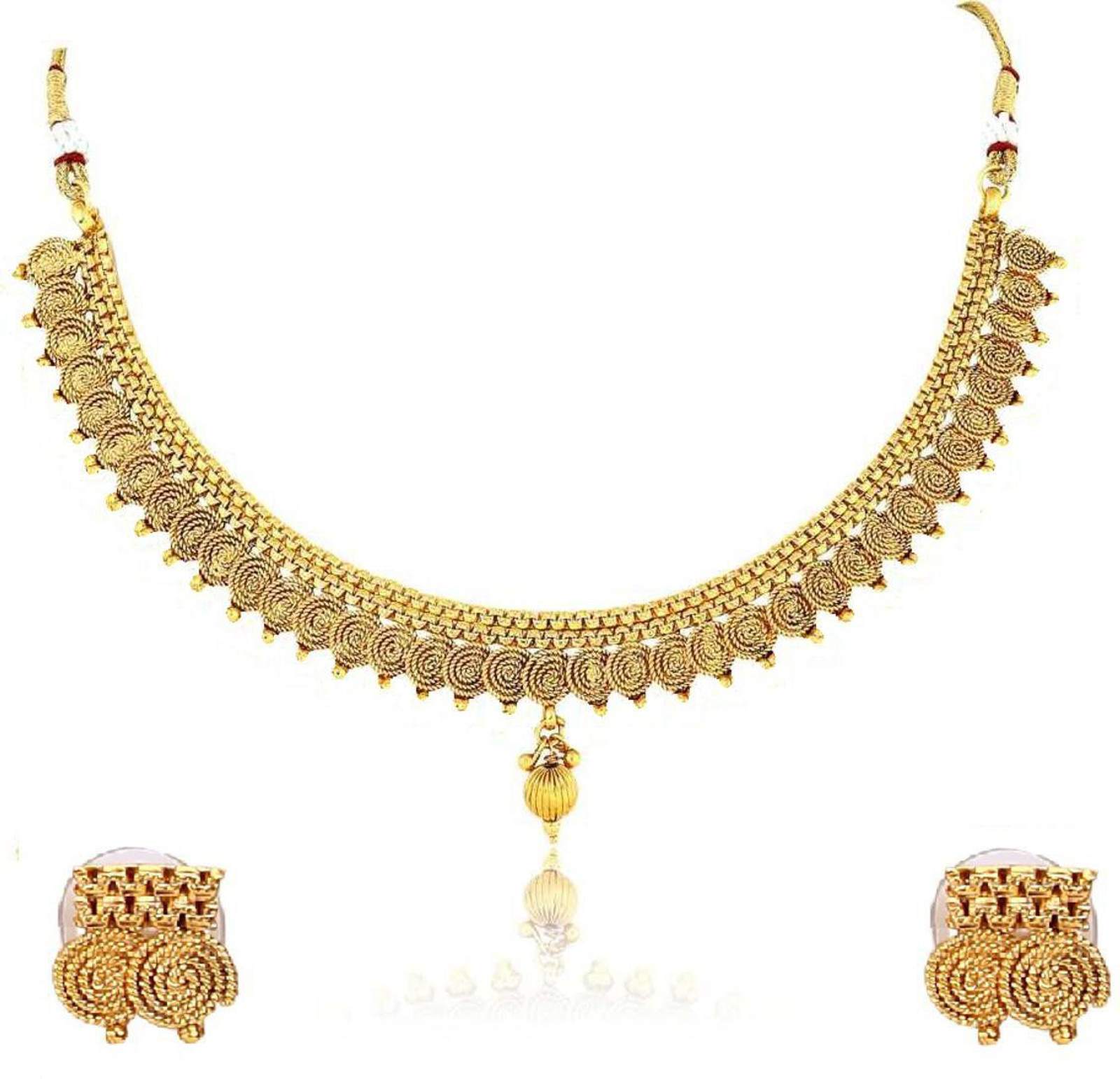 Shimti Copper Gold Jewellery Set – Gold