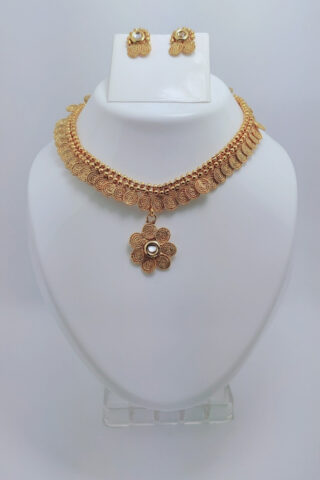 Shimti Copper Gold Jewellery Set (Pack of 1) – Gold