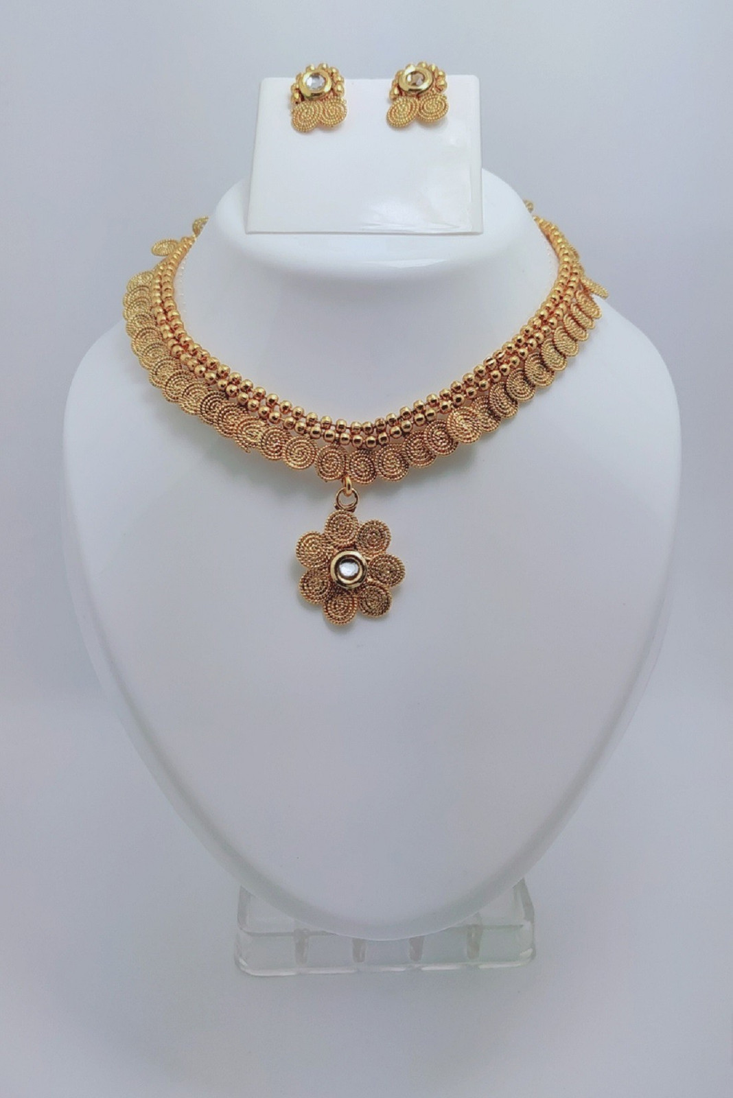 Shimti Copper Gold Jewellery Set (Pack of 1) – Gold