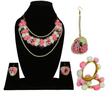 Shimti Fabric Multicolor Jewellery Set (Pack of 1) – Multicolor