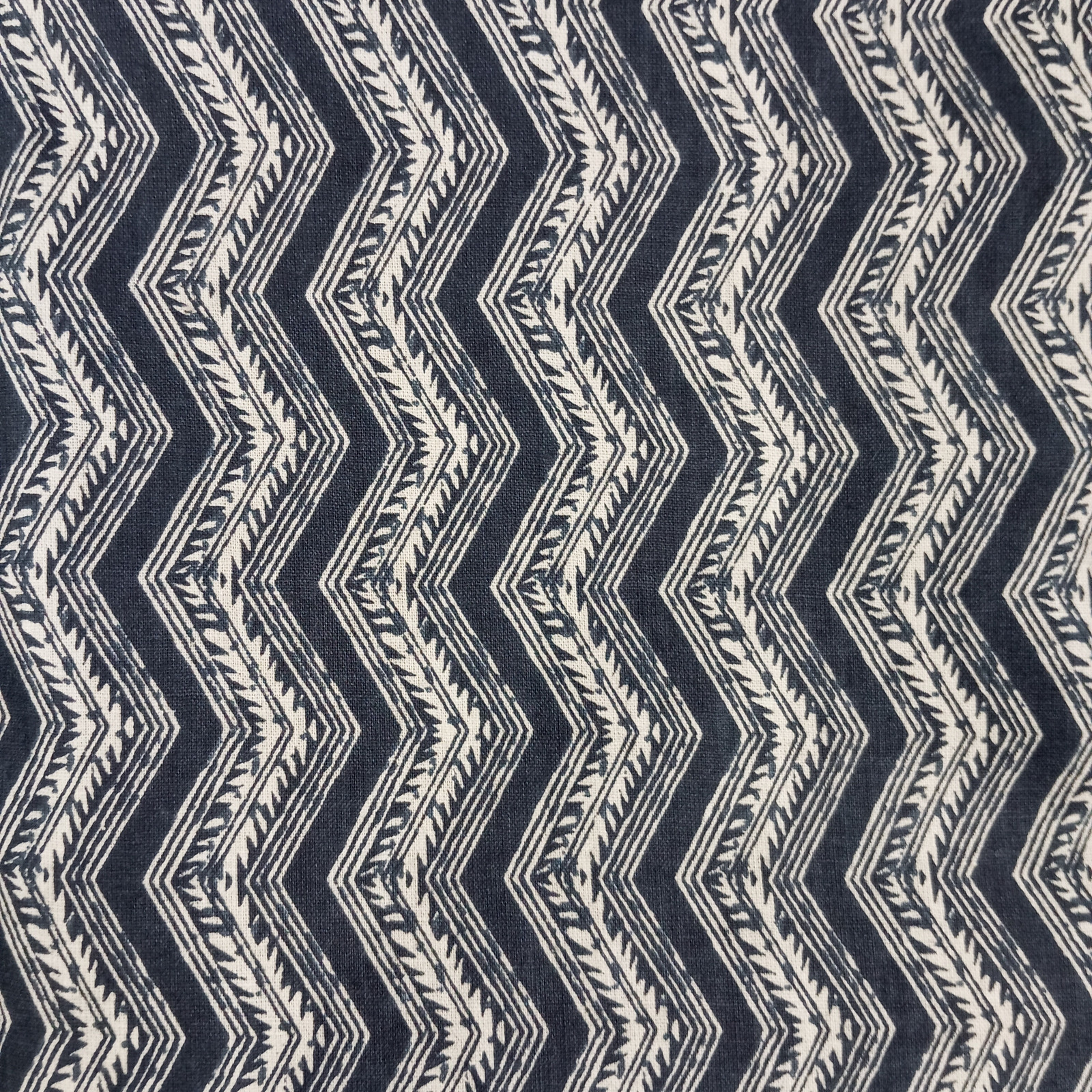 Shimti Pure Cotton Embroidered, Printed Salwar Suit Material – Dark Grey Blue – view 5