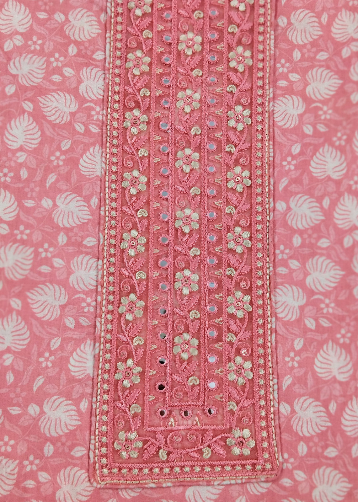 Shimti Pure Cotton Printed Salwar Suit Material – Pink – view 4