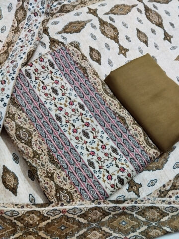 Shimti Wool Printed Salwar Suit Material () – Mehandi